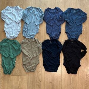 The Honest Company Assorted Color Baby Bodysuits